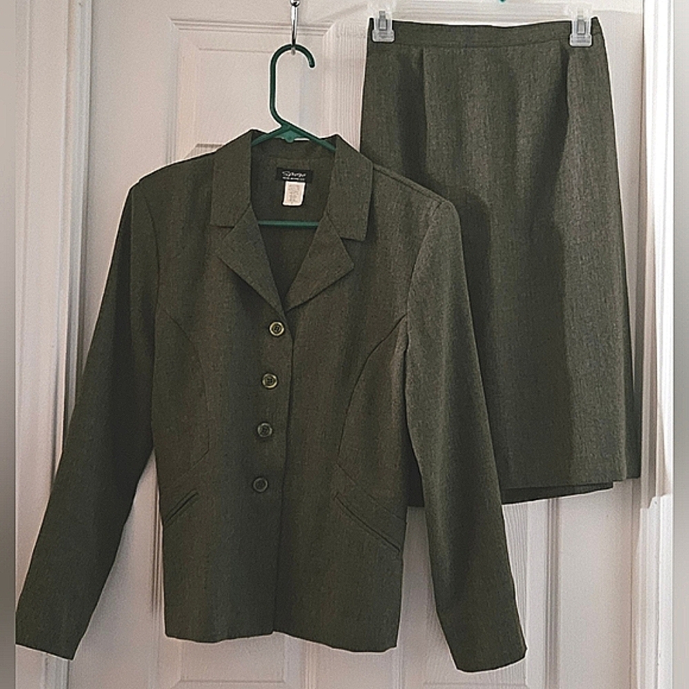 Spago Before Anything Else 2 Piece Blazer And Skirt Set